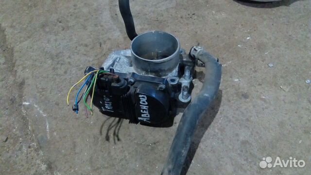 Заслонка дроссельная на Тойота Авенсис 01г