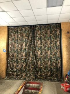 Полог брезентовый, штора утепленная в гараж