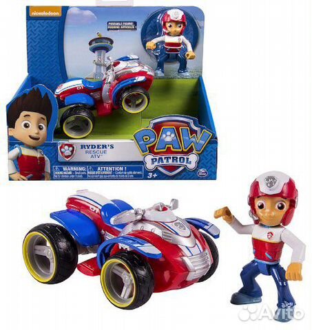 Щенячий патруль на машинках