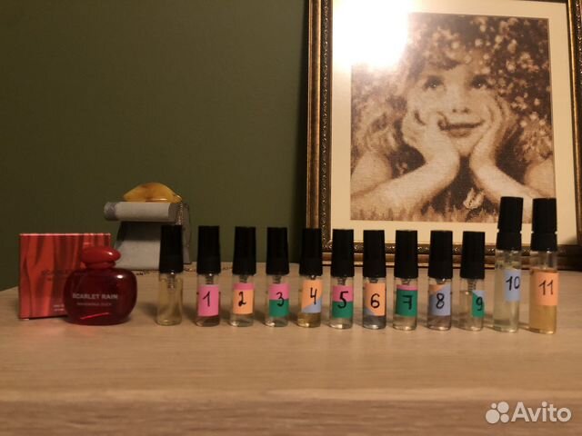 Сет отливантов парфюмерии