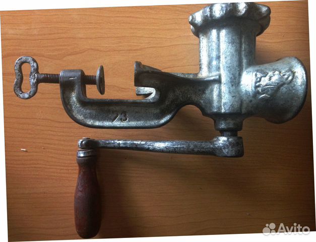 Ретро.Мясорубка механическая.1973 г. Касли СССР