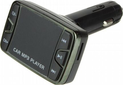 FM-модулятор CD/FM б/пам+Пульт 2USB/микроsd