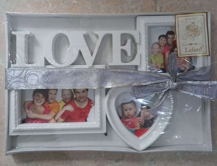 Фоторамка Lefard, объемные буквы, подарок