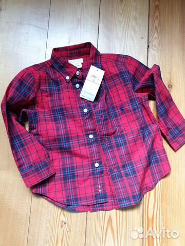 Рубашка новая Ralph Lauren оригинал 24 мес