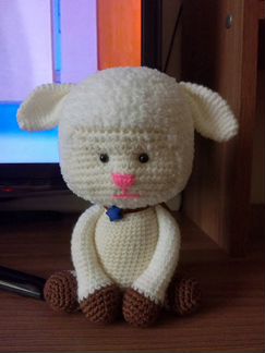 Барашек, свинка 14см