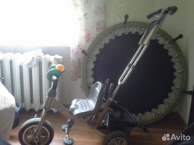 Велосипед с толкателем