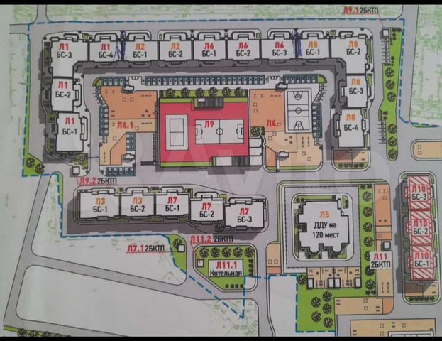 2-к. квартира, 65,4 м², 13/21 эт.