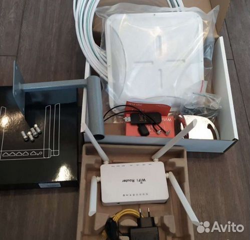 Комплект для интернета 4G LTE на дачу, офис