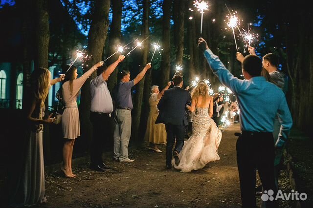 Бенгальские свечи разных размеров