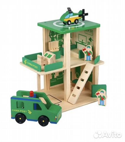 Парковка деревянная «Почта»