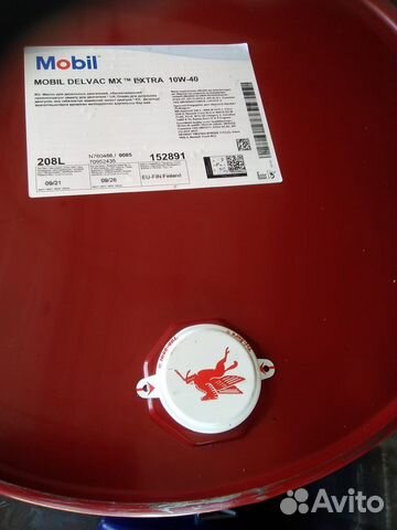 Моторное масло mobil Delvac MX Extra 10W-40 208л