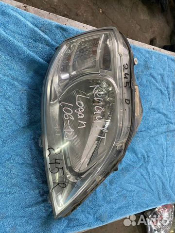 Фара правая renault logan