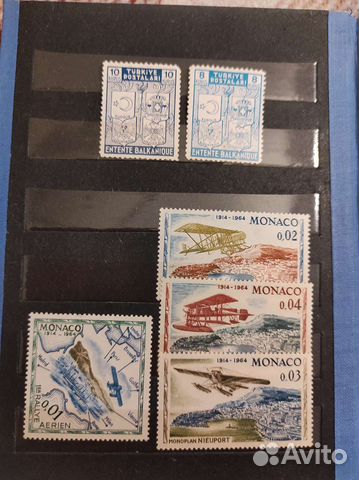 Марки Япония, Чехословакия, Монако, Турция и пр