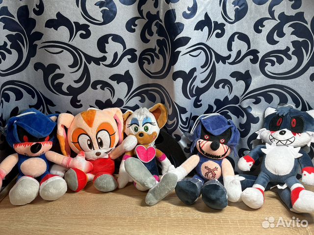 Мягкая игрушка Sonic exe набором купить в Санкт-Петербурге | Личные ...