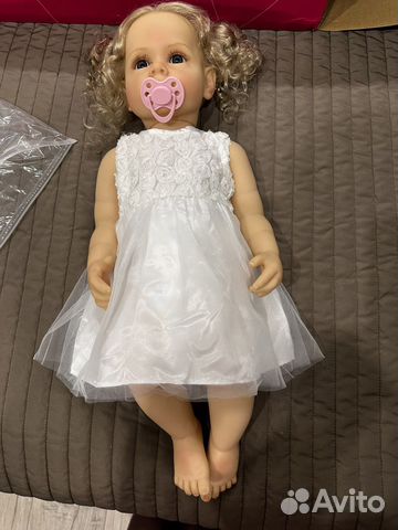 Кукла реборн силиконовая 55 см