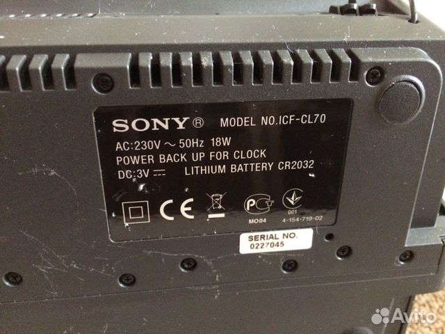 Радиочасы, радиобудильник Sony ICF-CL70 Dream Mash