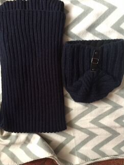 Шапка с шарфом