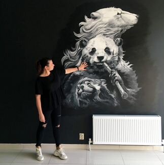 Роспись стен, Аэрография, Гиперреализм, Художник