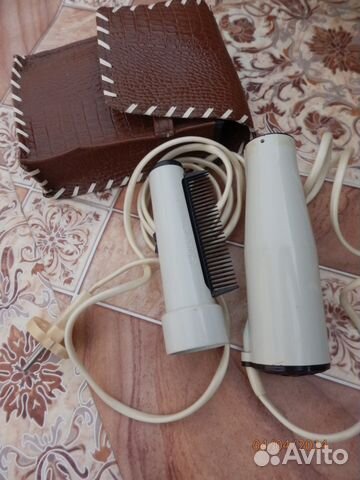 Плойка-фен СССР в футляре