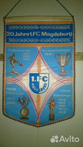 Немецкие футбольные вымпелы гдр. 80-е годы