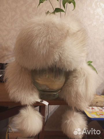 Шапка ушанка женская