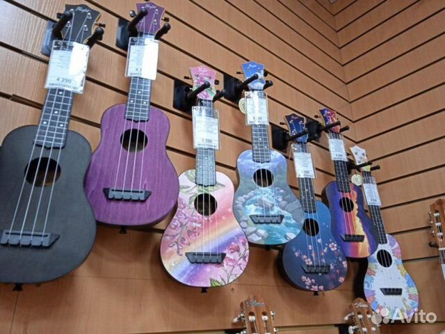 Укулеле Сопрано/Концерт/Тенор/Баритон и Гиталеле