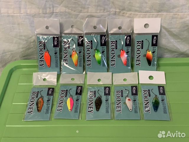 Форелевые блесны Rooney 2.2 гр набором