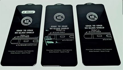 Защитное стекло 6D G-Rhino для Oppo, OnePlus, Vivo