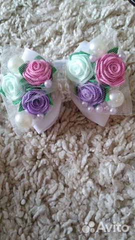 Украшения для волос ручной работы в стиле канзаши