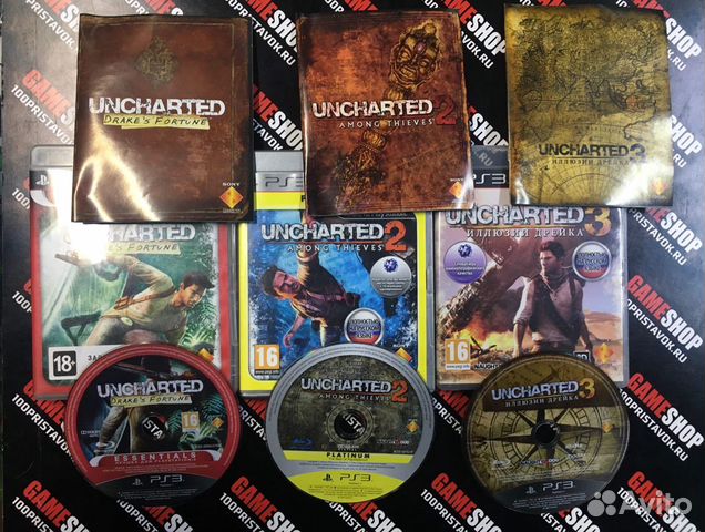 Uncharted Коллекция Натана Дрейка (Б.У. Игры PS3)