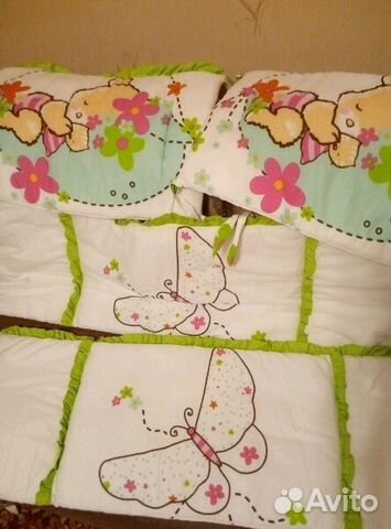 Двусторонние нежные мягкие бортики