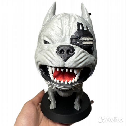 Болванчик, собака, Cyberpunk