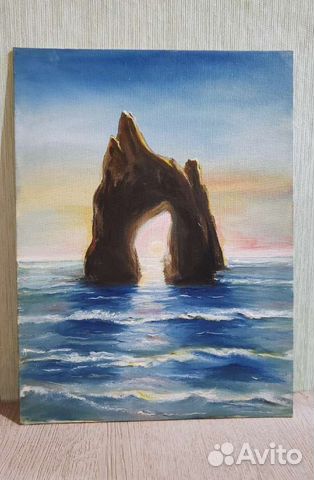 Картина маслом 'Золотые ворота'