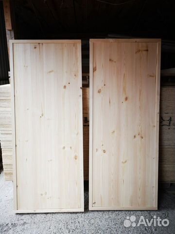 Дверь банная из сосны для бани из массива