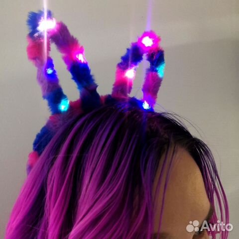 Светящийся ободок-ушки зайца