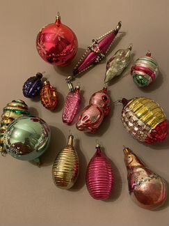 Елочные игрушки СССР