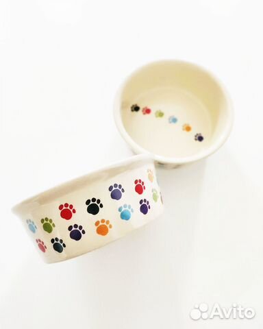 Миска керамика Fidos Diner новая Англия для собак