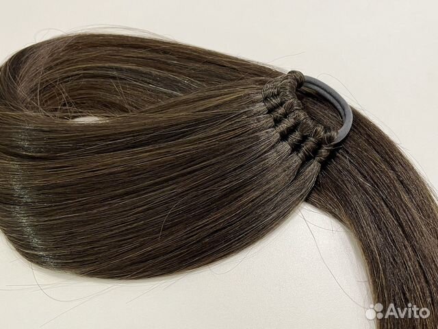 Хвост съемный на резинке Афрохвост Афрорезинка