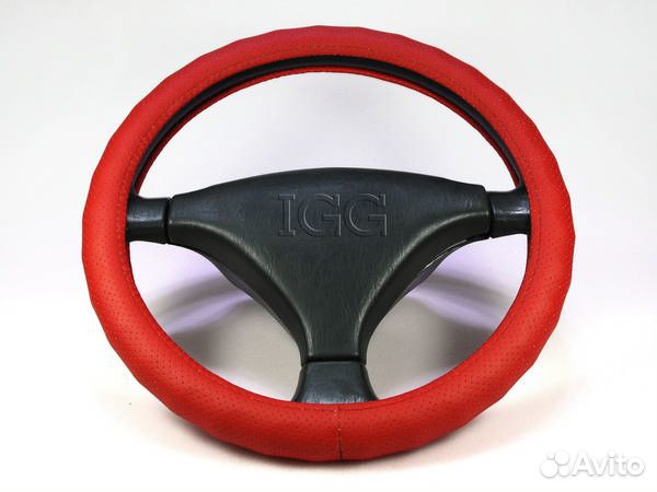 Оплетка для руля Волна M(37-38см) экокожа перфо