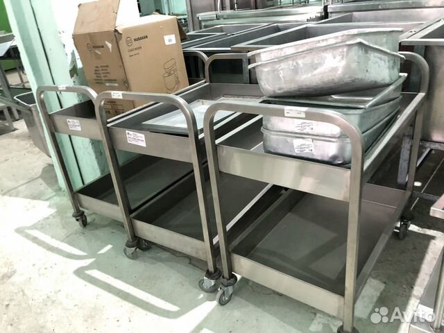 Тележки для посуды атеси новые