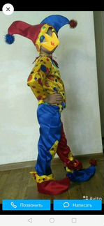 Костюм петрушки на прокат