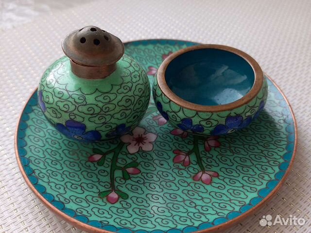 Набор Клуазоне старый Китай