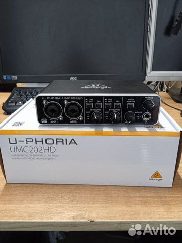 Звуковая карта behringer umc202hd