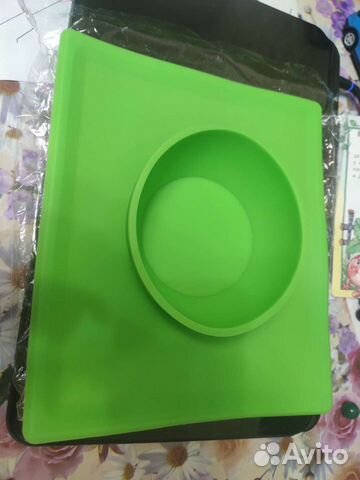 Миска и коврик для малыша силиконовый новый