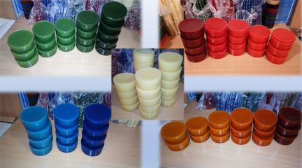 Цветной воск