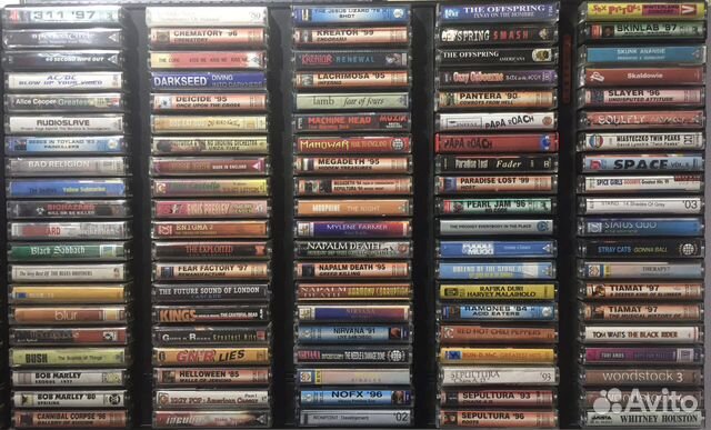Аудиокассеты Punk, Metal, Alternative, Grunge