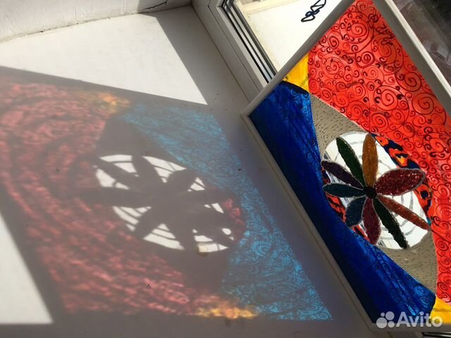 Картины на стекле витражи