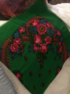 Павловопосадский платок шерсть СССР