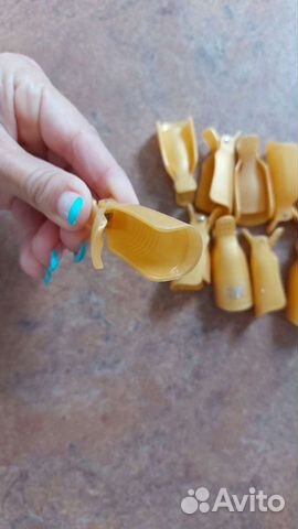 Зажимы для снятия гель-лака с ногтей 10 шт