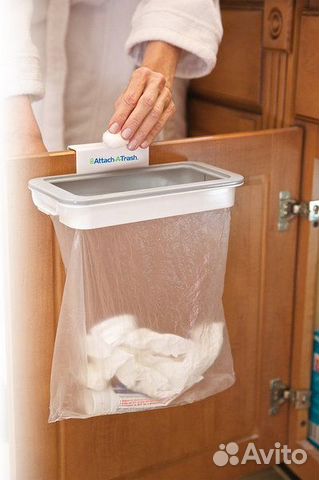 Держатель для мусорных пакетов навесной attach-A-t